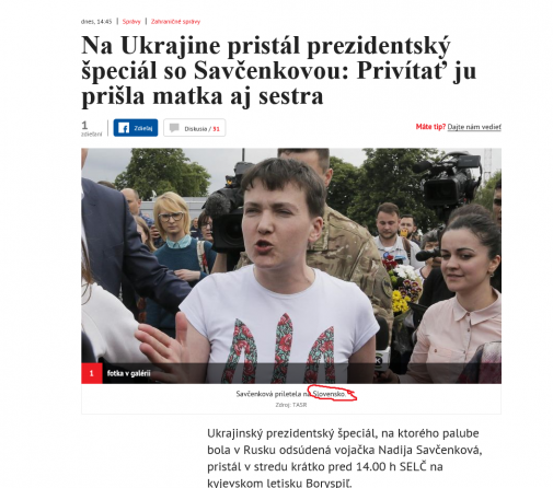 Kyjev je na Slovensku (www.cas.sk)